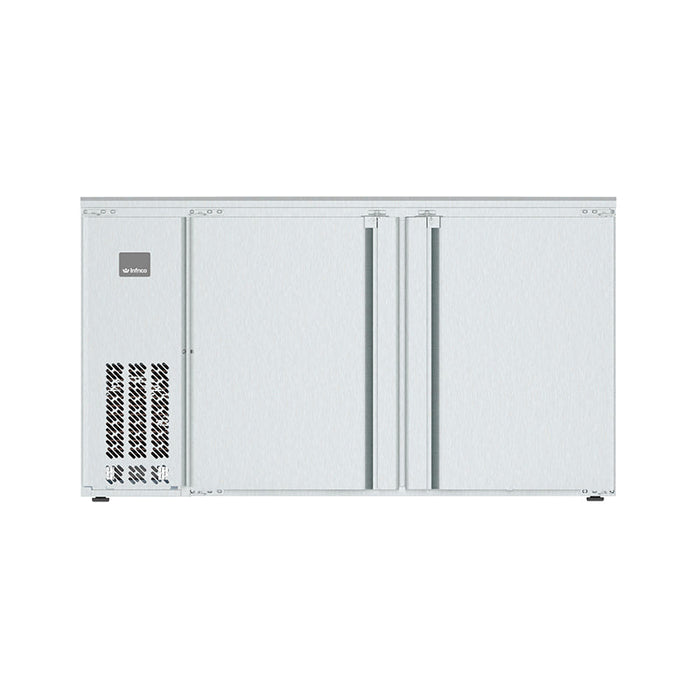 Refrigerador Serie Back Bar 2 Puertas Sólidas ERV60IISD Infrico