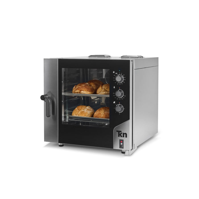 Horno de Convección a Gas con Inyección de Vapor Acero Inoxidable Capacidad 6 Charolas MKF664GS TekniKitchen