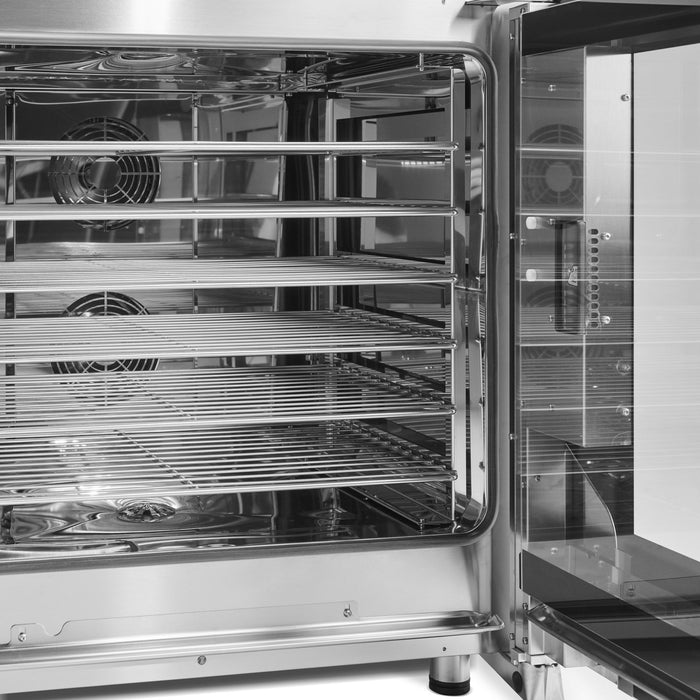 Horno de Convección a Gas con Inyección de Vapor Acero Inoxidable Capacidad 6 Charolas MKF664GS TekniKitchen