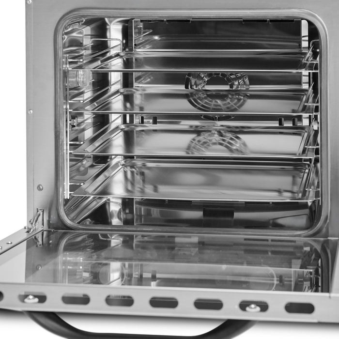 Horno de Convección Eléctrico con 4 Bandejas Incluídas Cámara de Cocción de Acero AISI 430 EKF423UP TekniKitchen