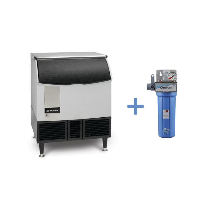 Máquina Fabricadora de Hielo en Cubos con Depósito Integrado y Filtro hasta 162 Kg de Hielo por día ICEU300FA Ice-O-Matic
