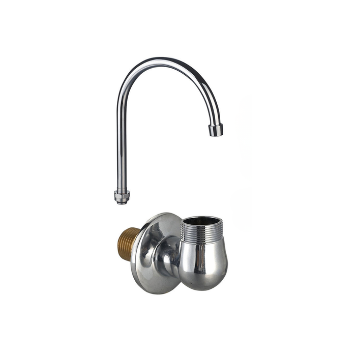 Cuello de Ganso Giratorio a Pared Fabricado en Latón TKN0525 Teknikitchen