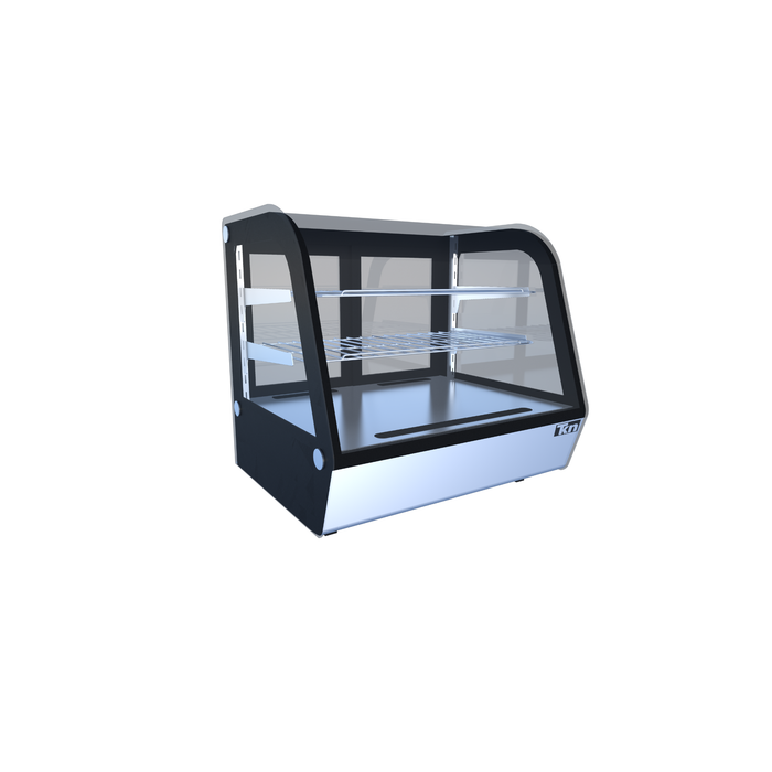 Vitrina Expositora sobre Mostrador Refrigerada 127v TKN160R TKN Control Digital de Temperatura 160 Litros