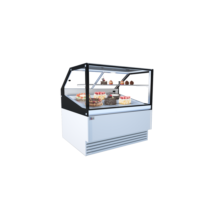 Vitrina Expositora Blanca para Pastelería TKN12SP TKN 110V Iluminación LED Pasteles, Tartas, Gelatinas