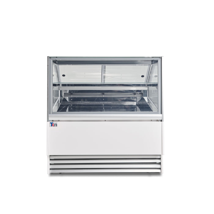 Vitrina Expositora Blanca para Pastelería TKN12SP TKN 220V Iluminación LED Pasteles, Tartas, Gelatinas