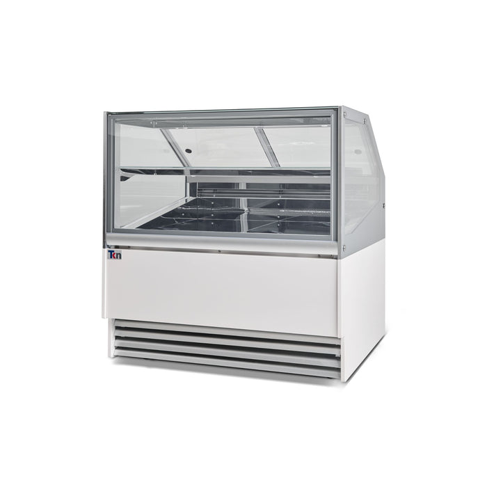 Vitrina Expositora Blanca para Pastelería TKN12SP TKN 220V Iluminación LED Pasteles, Tartas, Gelatinas