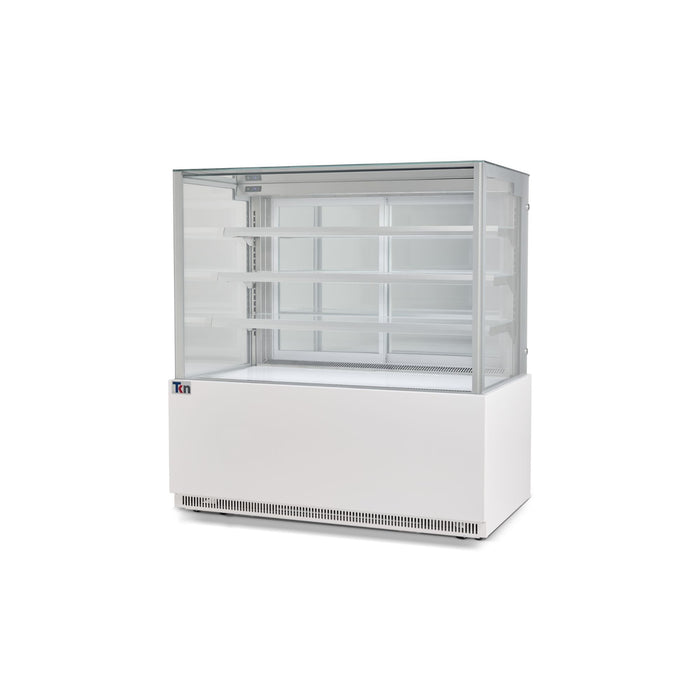Vitrina Recta Expositora para Pastelería 115v TKN9R4 TKN Iluminación LED 3 Entrepaños Ajustables