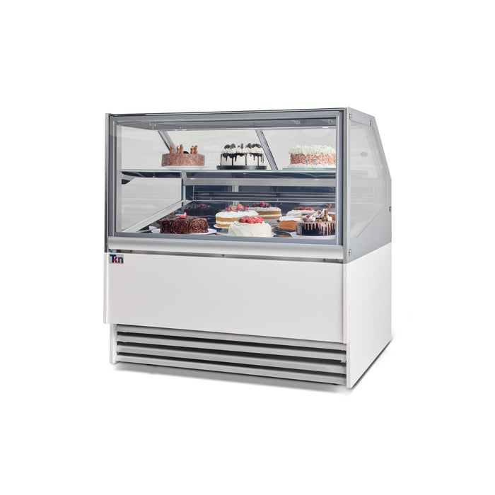 Vitrina Expositora Blanca para Pastelería TKN12SP TKN 220V Iluminación LED Pasteles, Tartas, Gelatinas