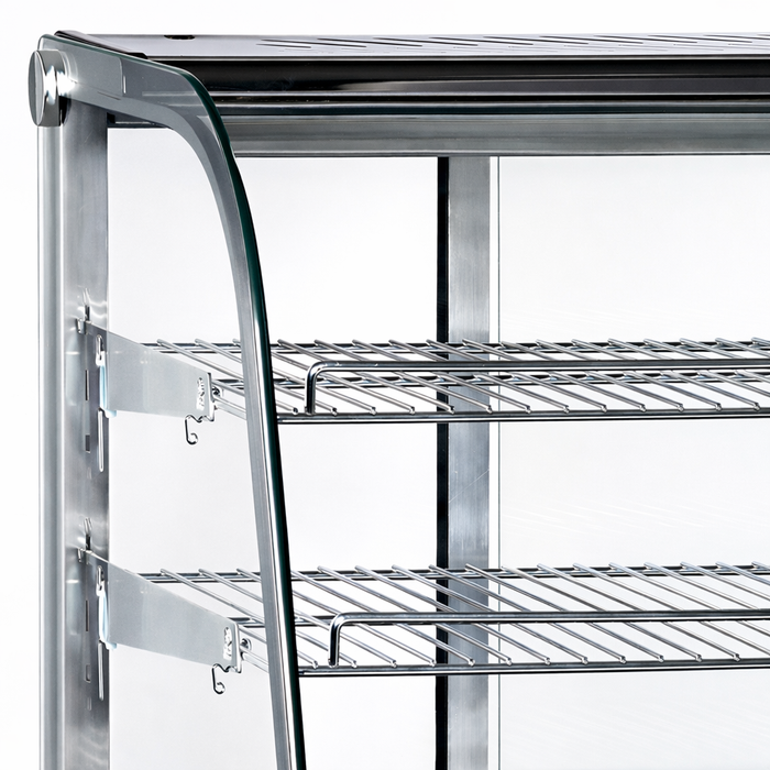Vitrina Expositora Caliente 115 V sobre Mostrador TKN120H TKN Control Digital de Temperatura