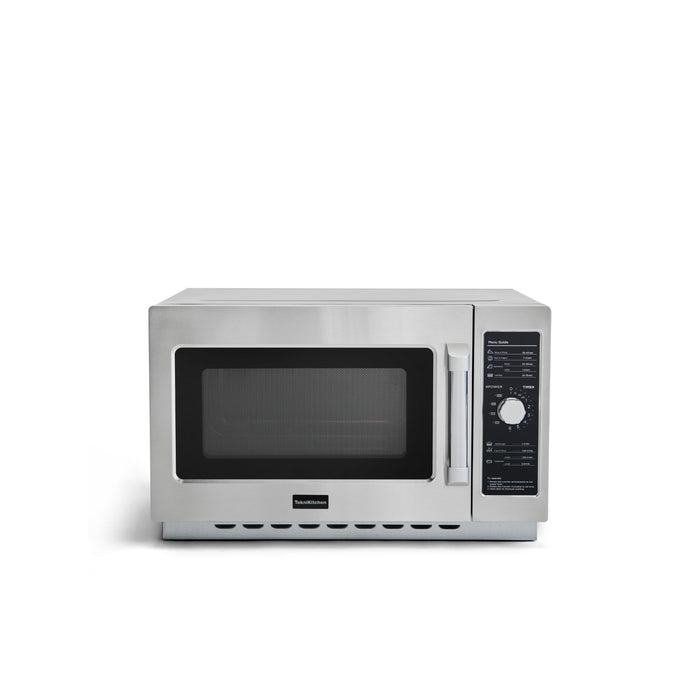 Horno de Microondas Acero Inoxidable 1.2 pies cúbicos Uso Comercial Trabajo Medio con Perilla TKM10DCE TekniKitchen
