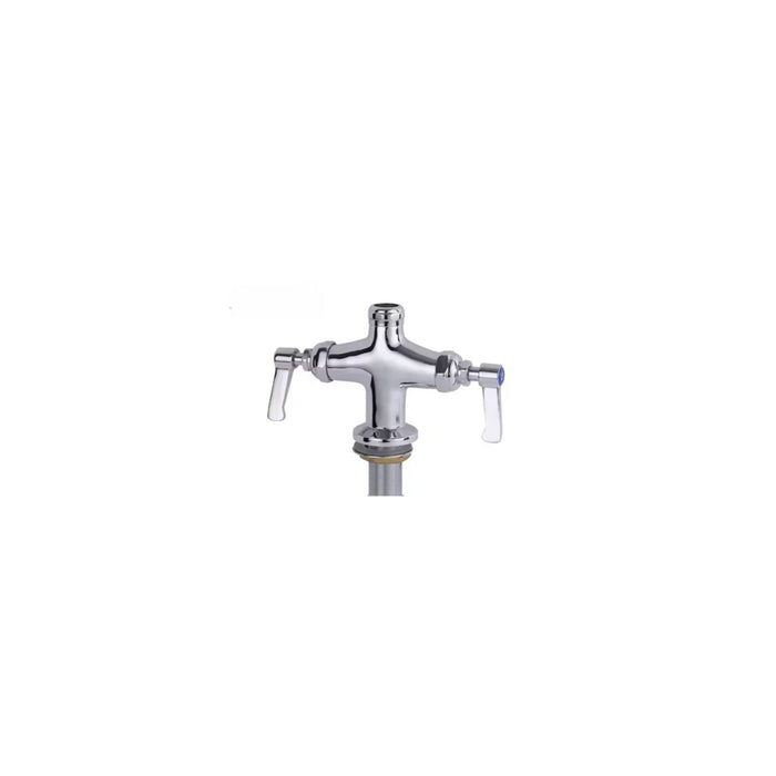 Llave de Prelavado Grifo a Cubierta con Mezcladora "Single Hole" Manguera Flexible Acero Inoxidable TKN2110 Teknikitchen