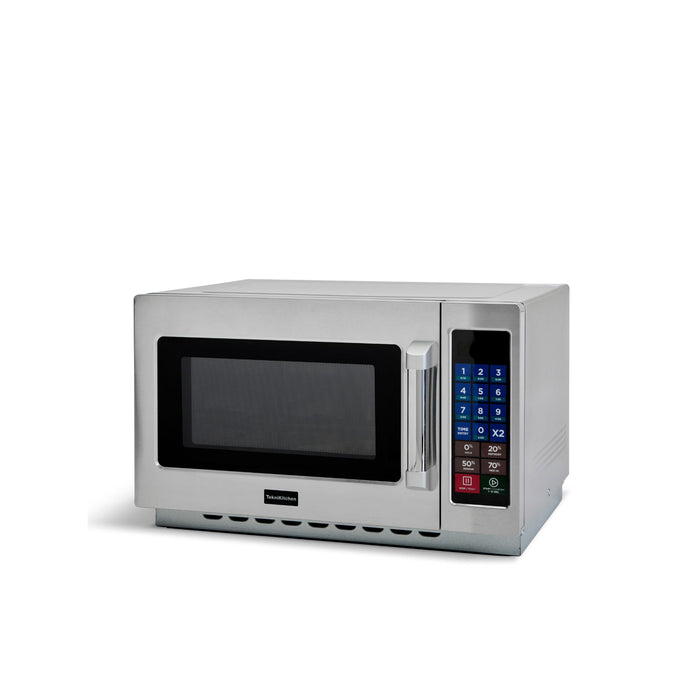 Horno de Microondas Acero Inoxidable 1.2 pies cúbicos Capacidad 100 Programas Uso Comercial Trabajo Medio TKM10TC TekniKitchen