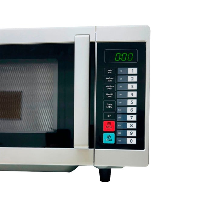 Horno de Microondas Acero Inoxidable 0.9 pies cúbicos Uso Comercial Trabajo Ligero TKL10TC TekniKitchen
