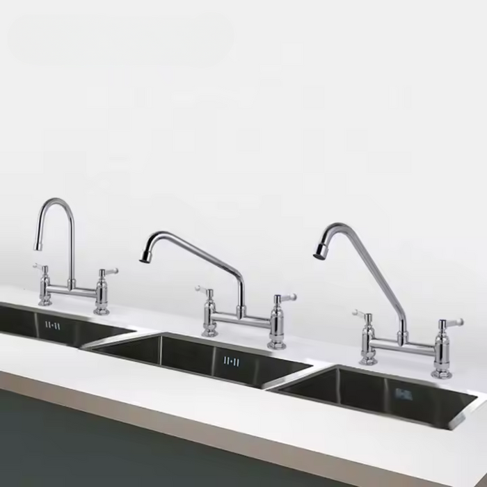 Grifo Mezclador de Montaje a Cubierta de 4 Pulgadas (sin cuello) TKNM4C TKN